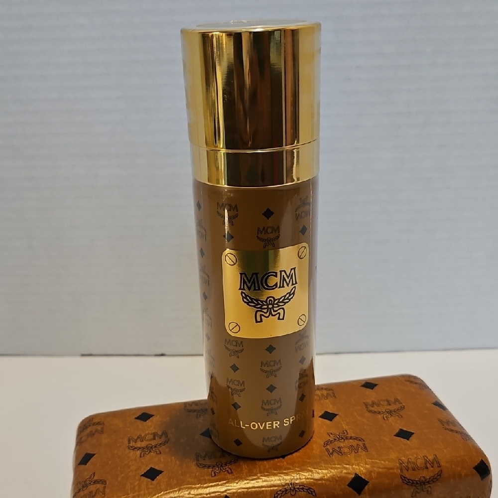 MCM Gold and Brown All-Over Spray